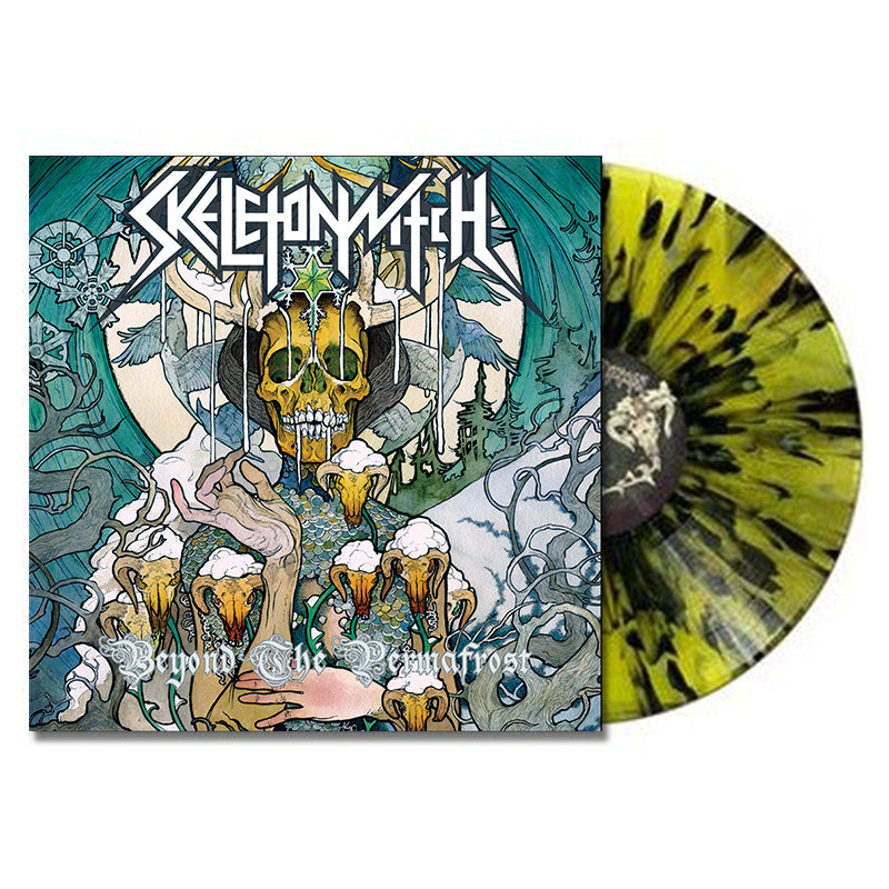 SKELETONWITCH - Beyond The Permafrost - LP - Transparent Yellow w/ Winterwind & Black Splatter Vinyl