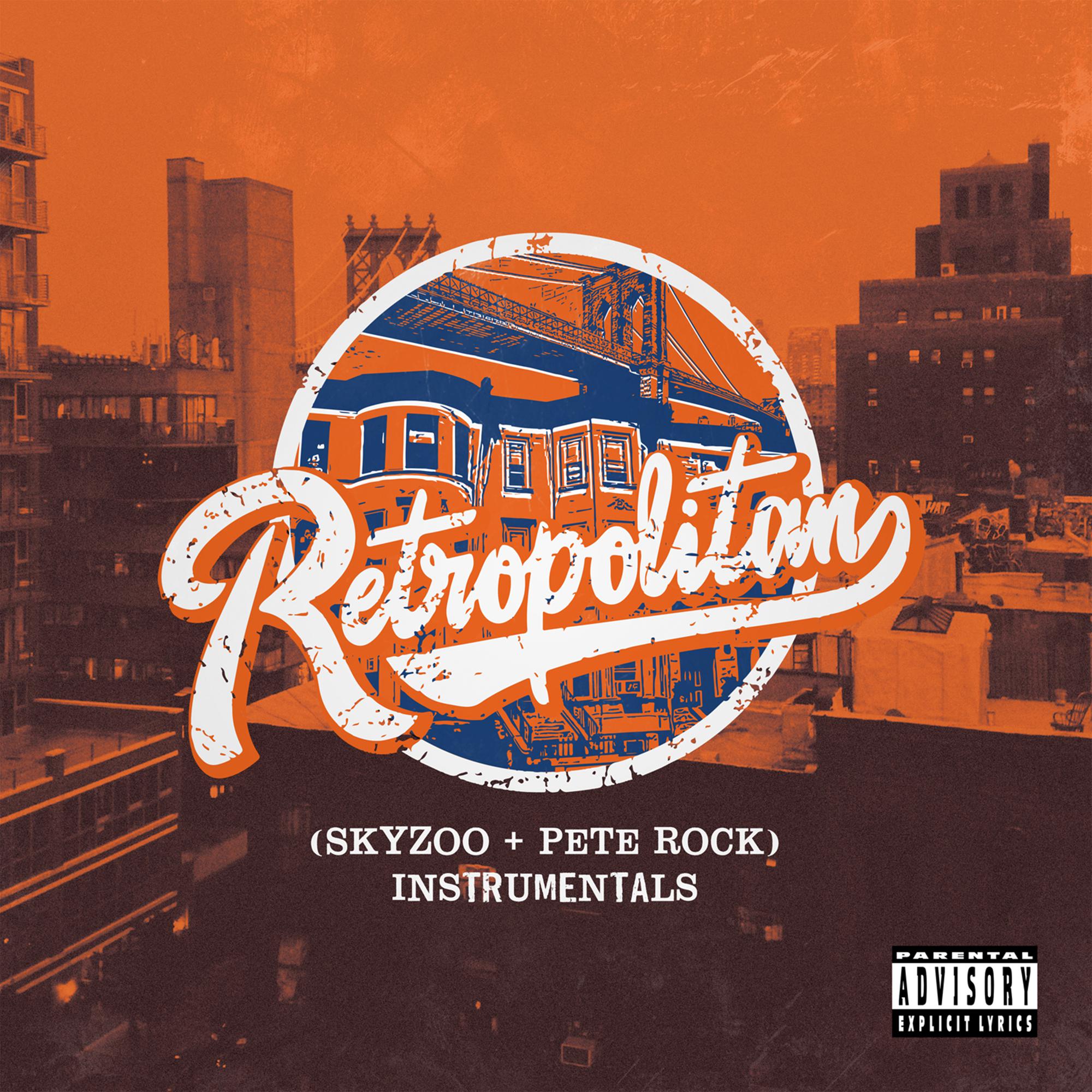 SKYZOO & PETE ROCK - Retropolitan Instrumentals - LP Limited Orange/Intense White Splatter Vinyl [RSD2020-AUG29]