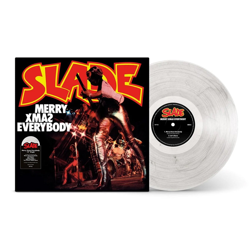SLADE - Merry Xmas Everybody - 12" EP - Snowflake Vinyl