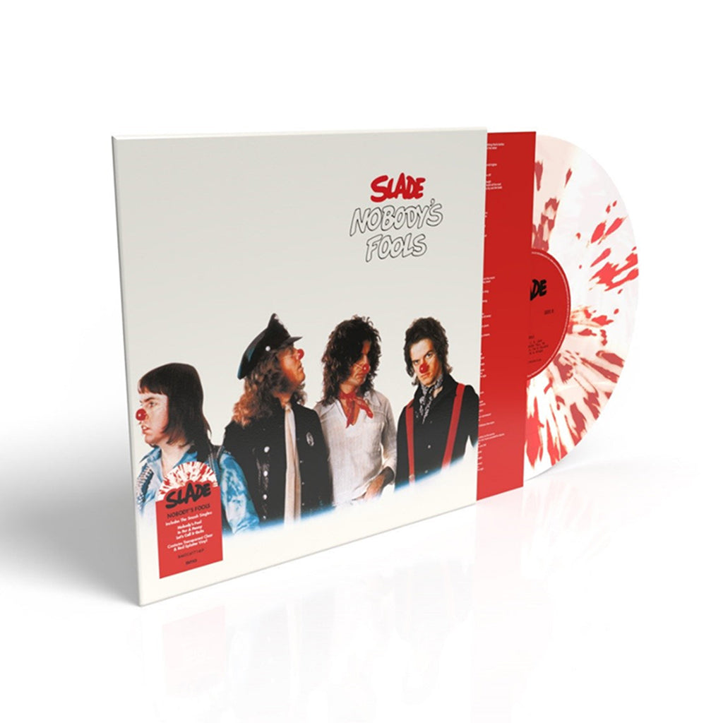 SLADE - Nobody’s Fools (2023 Reissue) - LP - Transparent Clear & Red Splatter