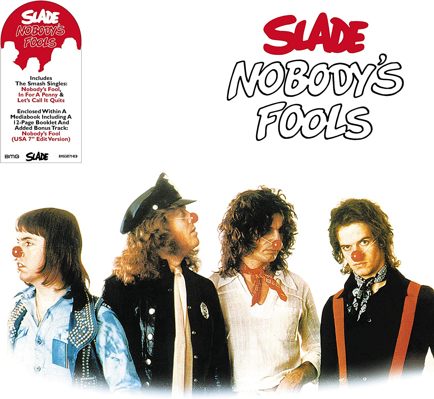 SLADE - Nobody’s Fools (2023 Reissue w/ Bonus Tracks) - CD - Mediabook Edition [MAR 3]