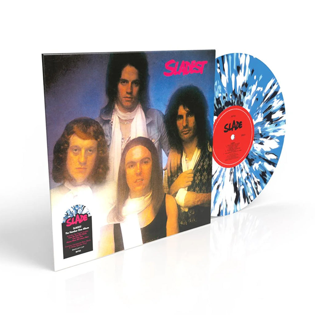 SLADE - Sladest (2022 Reissue) - LP - Blue, Black & White Splatter Vinyl