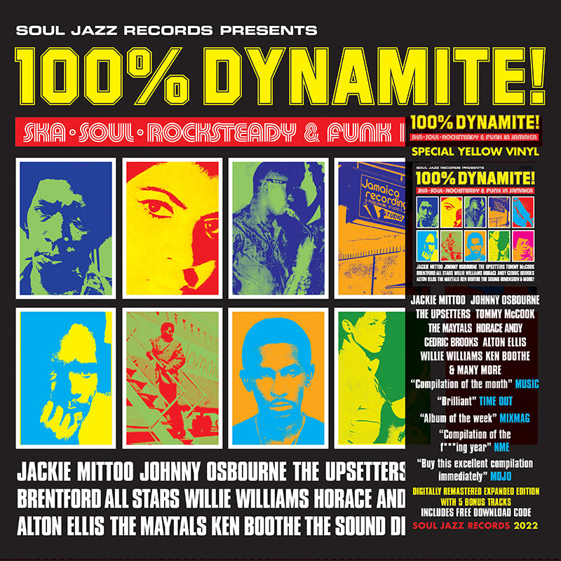 VARIOUS / SOUL JAZZ RECORDS PRESENTS - 100% Dynamite - 2LP - Yellow Vinyl [RSD 2022 - DROP 2]