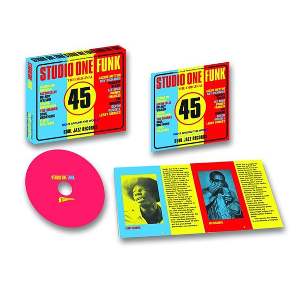 VARIOUS / SOUL JAZZ RECORDS PRESENT - Studio One Funk (2023 Reissue) - Red CD