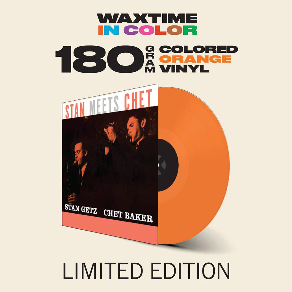 STAN GETZ & CHET BAKER - Stan Meets Chet (Waxtime In Color Edition) - LP - 180g Orange Vinyl