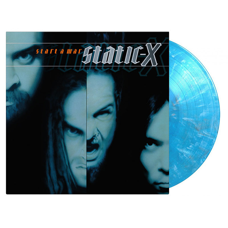 STATIC-X - Start A War - LP - Blue, White & Black Marbled Vinyl