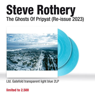 STEVE ROTHERY - The Ghosts Of Pripyat (2023 Reissue) - 2LP - Gatefold 180g Transparent Light 180g Blue Vinyl [APR 14]