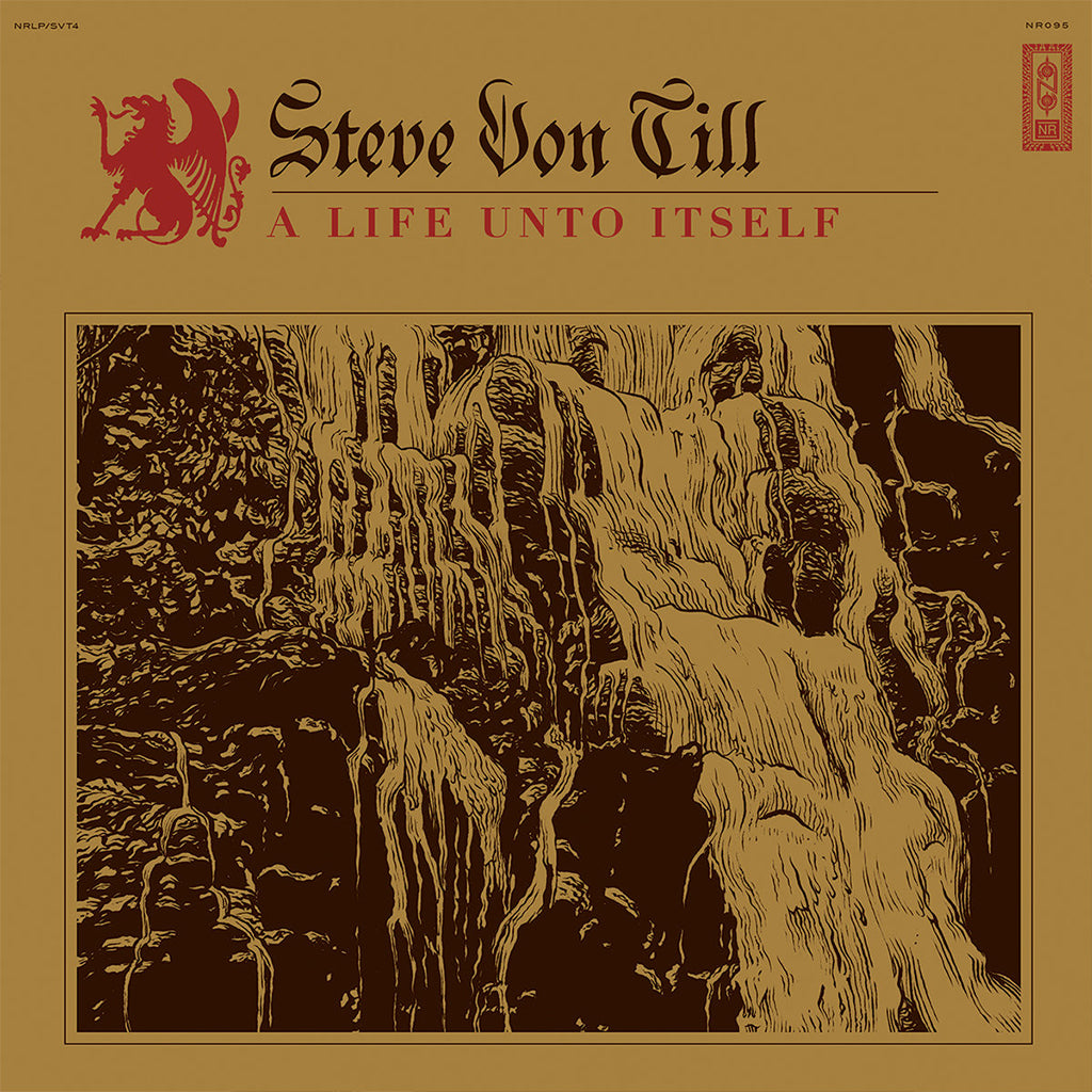 STEVE VON TILL - A Life Unto Itself (2022 Repress) - LP - Red Vinyl w/ Gold Splatter