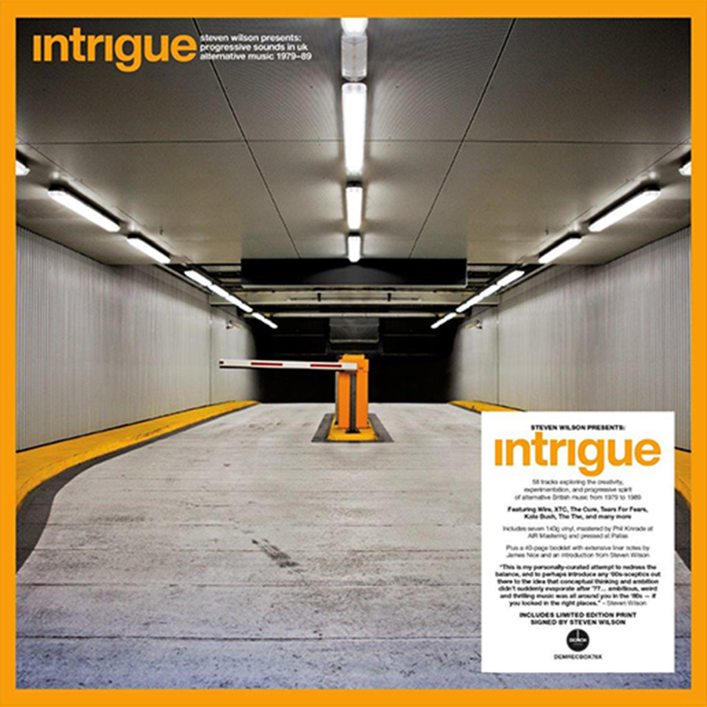VARIOUS / STEVEN WILSON PRESENTS - Intrigue - Progressive Sounds In UK Alternative Music 1979–89 (w/ SIGNED Print) - 7LP - Vinyl Box Set