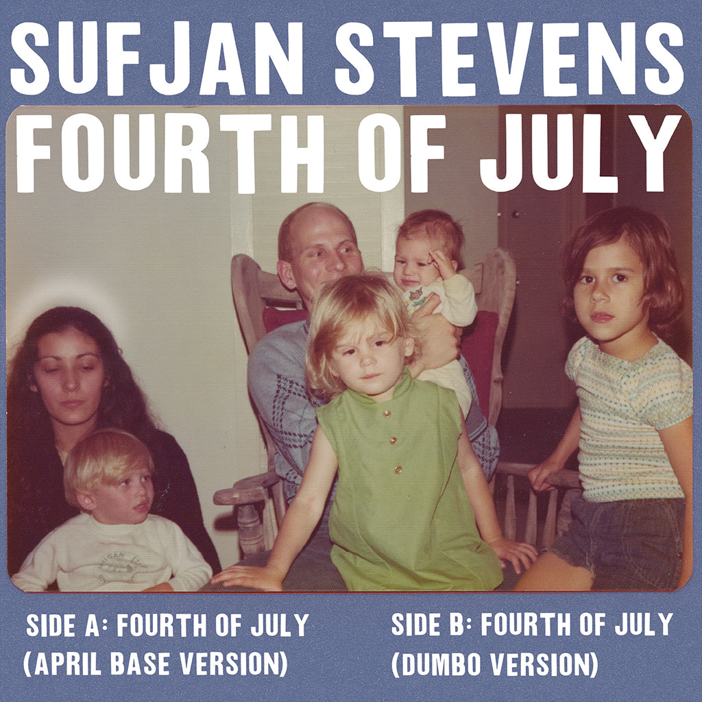 SUFJAN STEVENS - Fourth of July - 7" - Opaque Red Vinyl