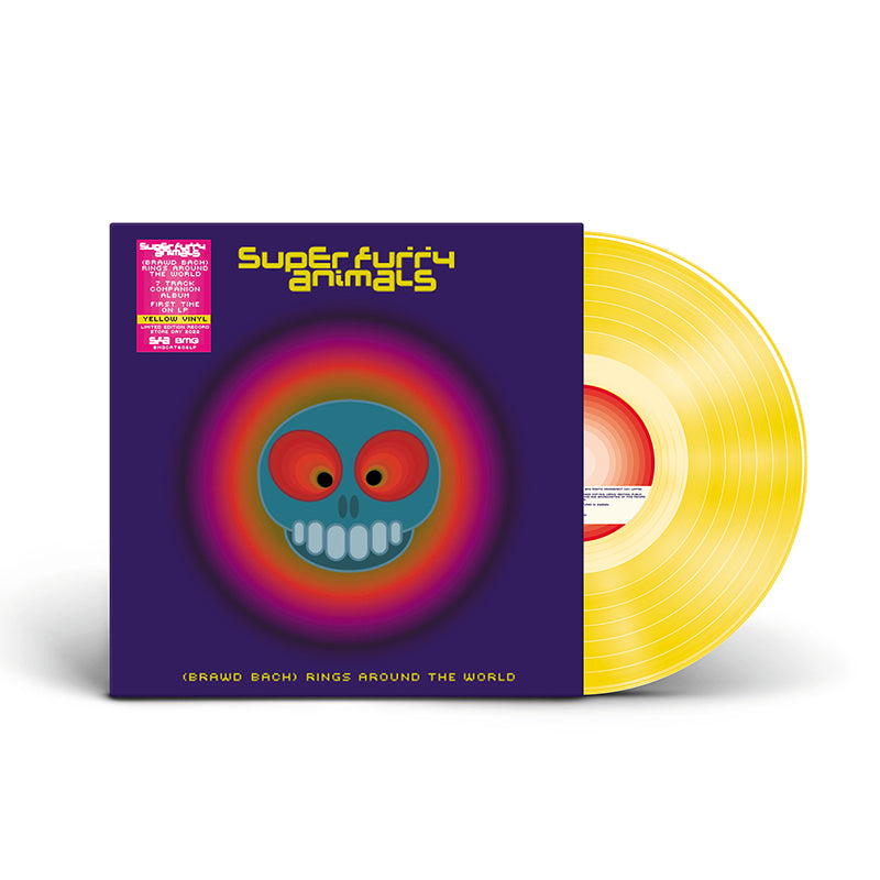 LP Super Furry Animals (Brawd Bach) Rings Around The World (Yellow Vinyl) BMGCAT606LP BMG 未開封 /00260 SUPER FURRY ANIMALS - (Brawd Bach) Rings Around The World B-Sides