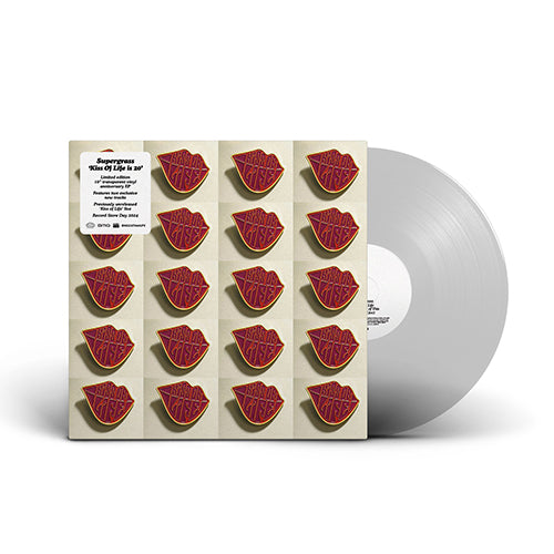 SUPERGRASS - Kiss Of Life Is 20 - 10" Transparent Vinyl  [RSD 2024]