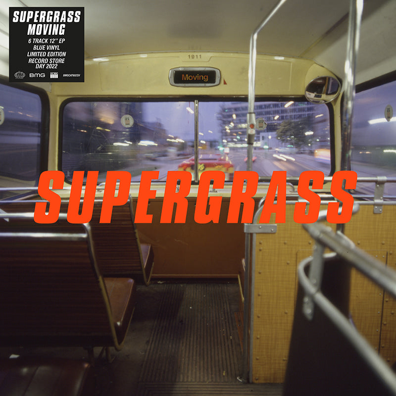 SUPERGRASS - Moving - 12" - Blue Vinyl [RSD 2022 - DROP 2]