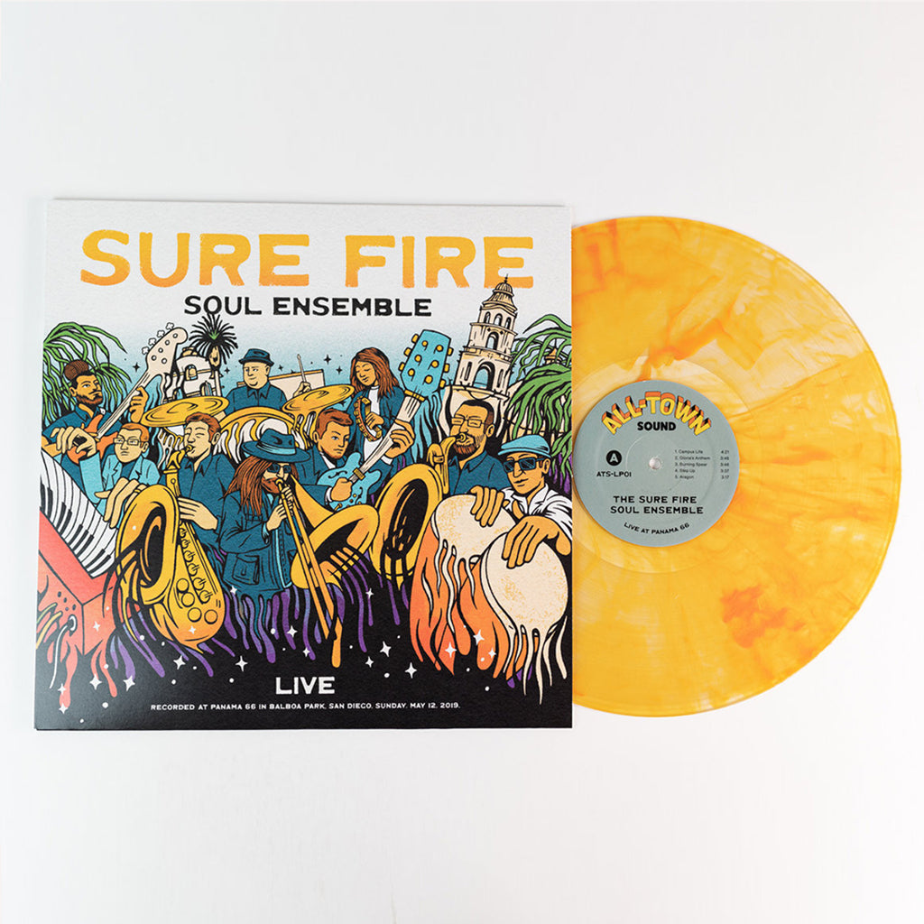 THE SURE FIRE SOUL ENSEMBLE - Live at Panama 66 - LP - Clear w/ Orange Swirl Vinyl [APR 28]
