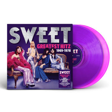 SWEET - Greatest Hitz! - The Best Of Sweet 1969-1978 - 2LP - Transparent Violet / Pink Vinyl