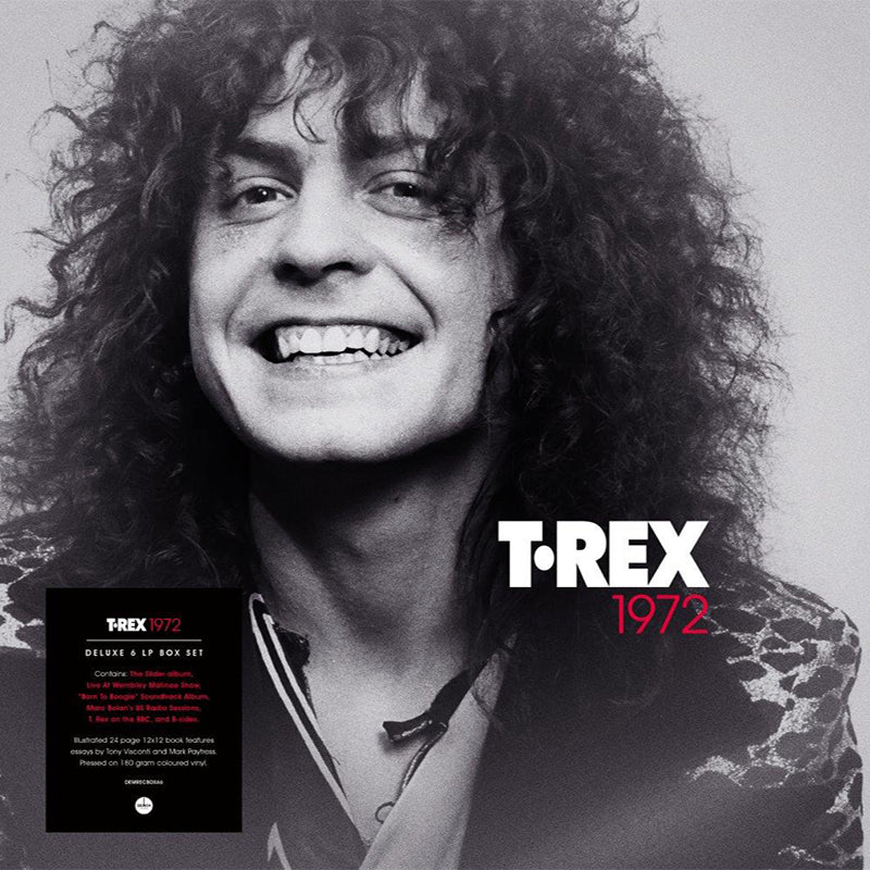 T. REX - 1972 (w/ Print SIGNED by Tony Visconti) - 6LP - Red, White & Blue 180g Vinyl Box Set