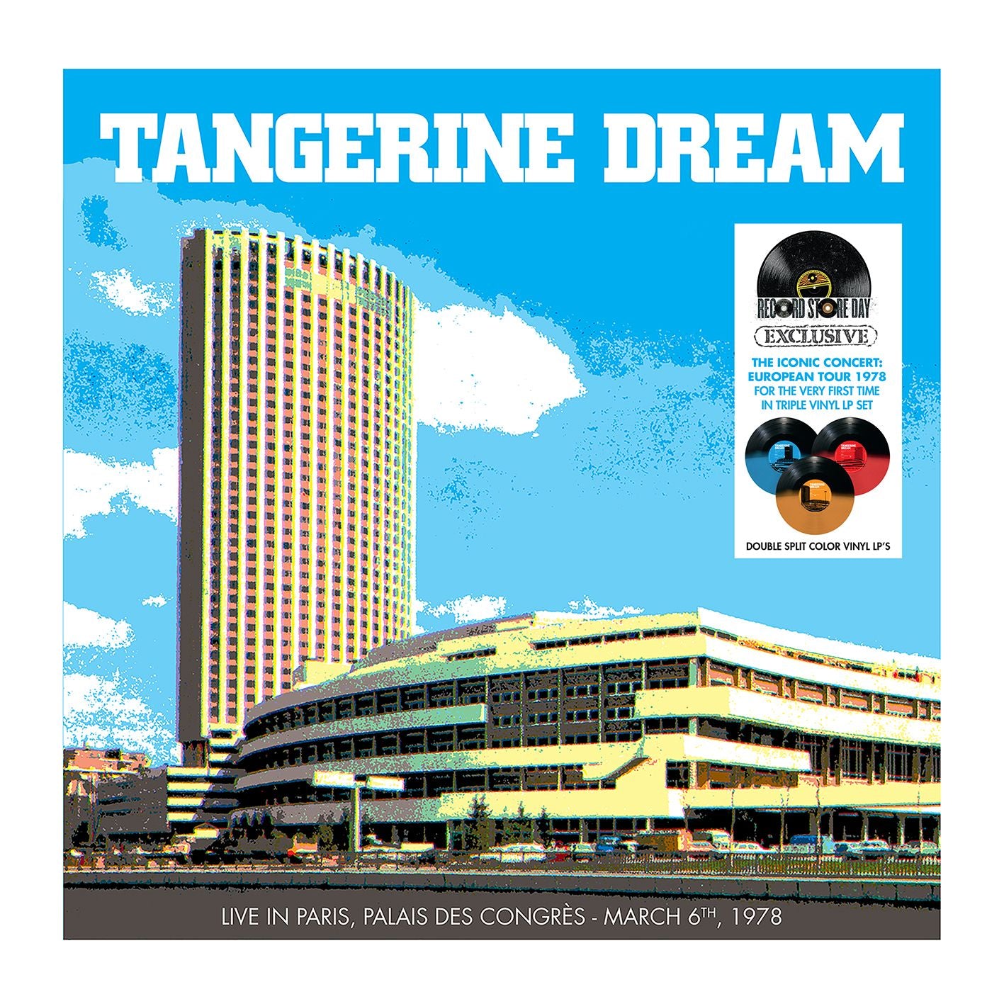 TANGERINE DREAM - Live in Paris, Palais des Congrès - 3LP - Vinyl [RSD23]