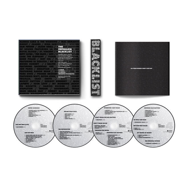 METALLICA - The Blacklist (Various Artists) - 4CD Set