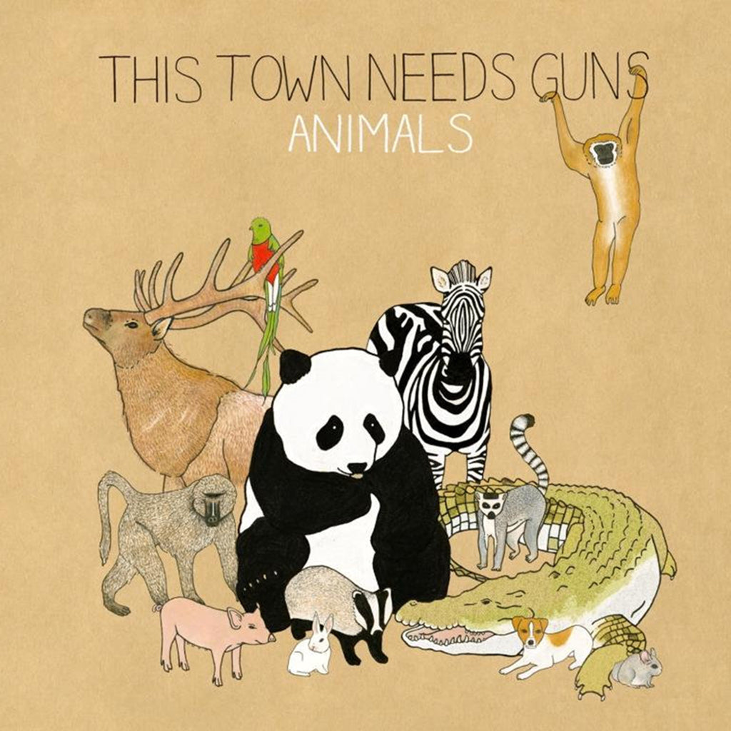 THIS TOWN NEEDS GUNS - Animals (2023 Reissue) - LP - Clear / Green Galaxy Vinyl