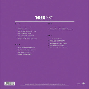 T. REX - 1971 - 2LP - Vinyl