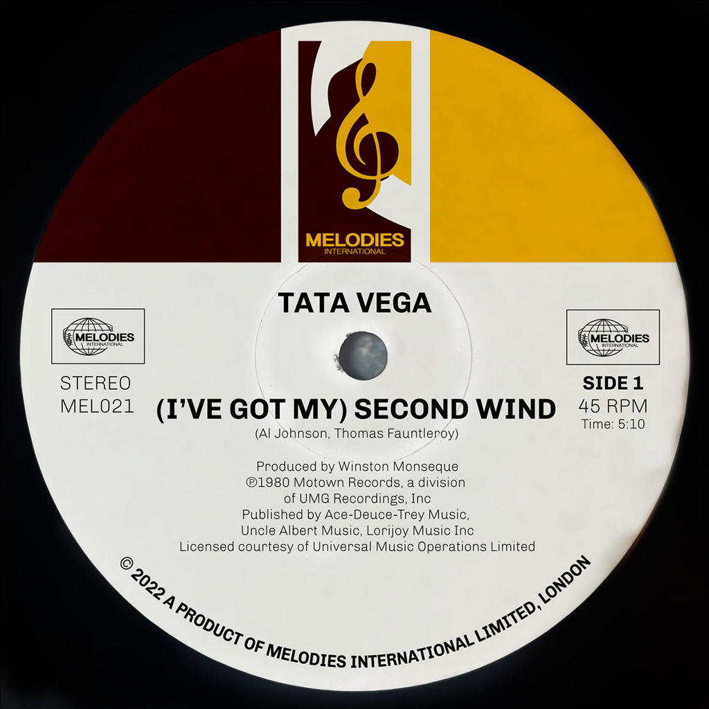 TATA VEGA / AL JOHNSON - I’ve Got My Second Wind - 12" - Vinyl