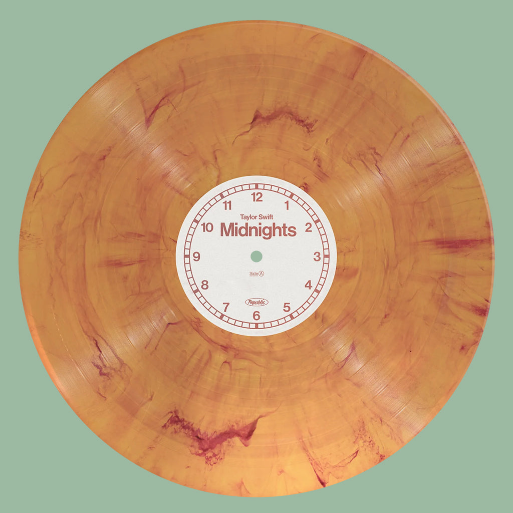 TAYLOR SWIFT - Midnights : Blood Moon Edition - LP - Gatefold Blood Moon Orange Marbled Vinyl