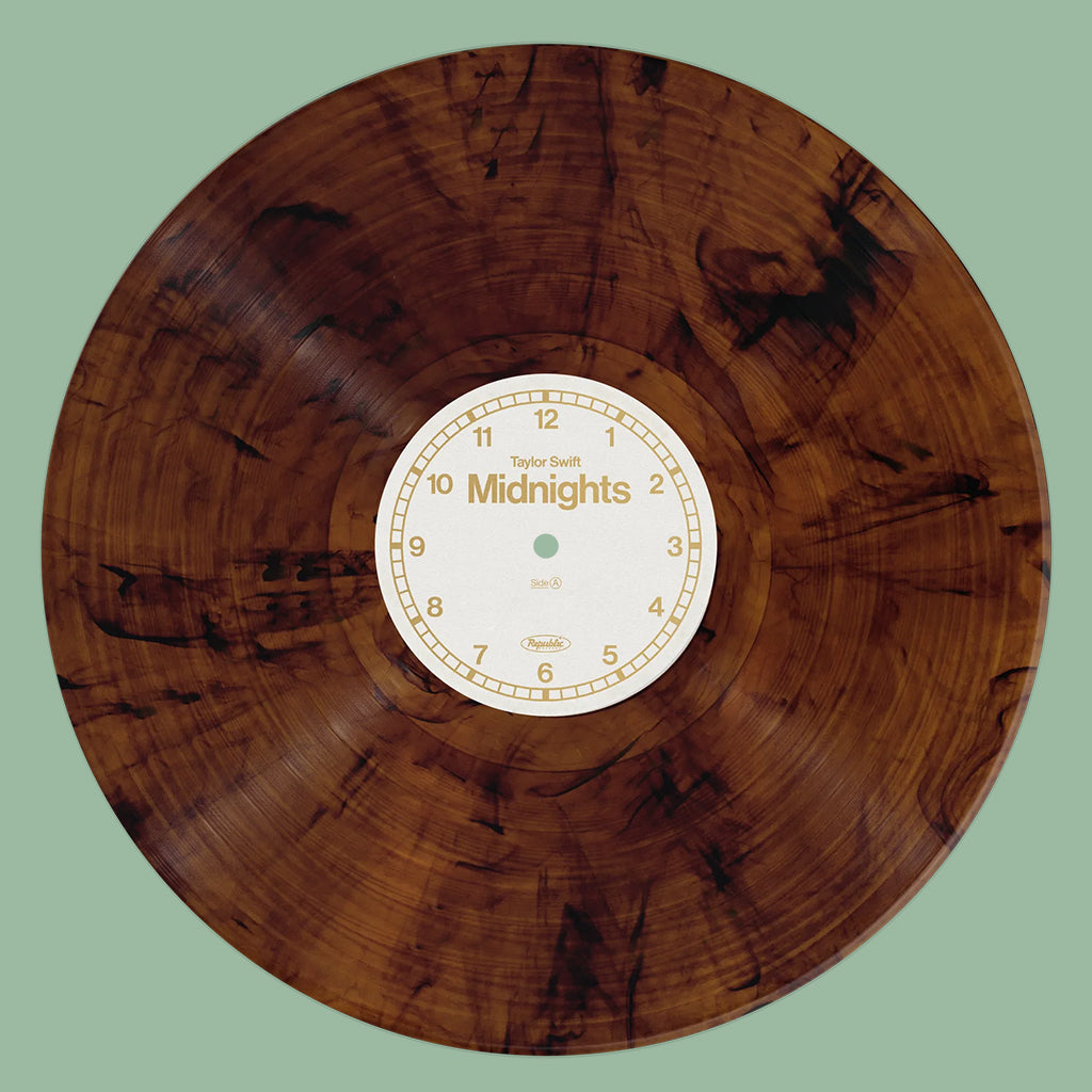 TAYLOR SWIFT - Midnights : Mahogany Edition - LP - Gatefold Mahogany Brown Marbled Vinyl
