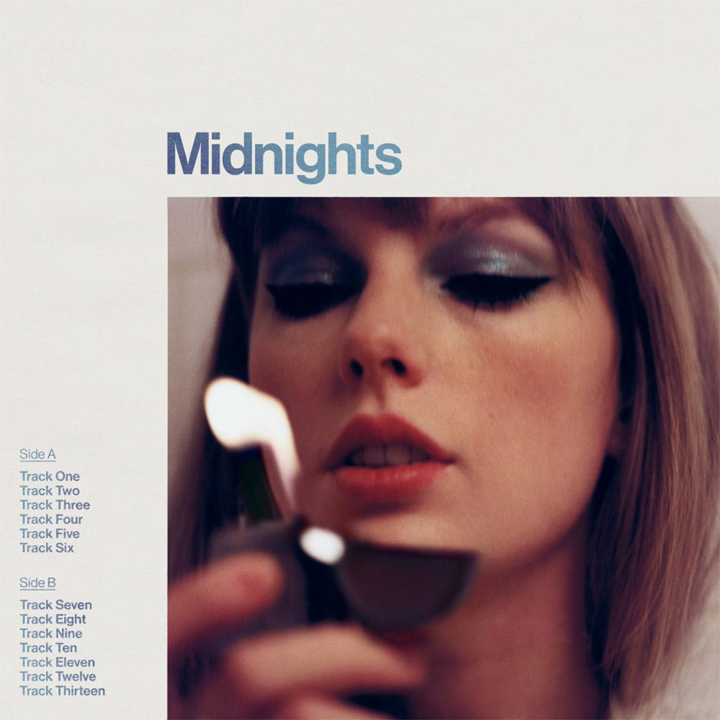 TAYLOR SWIFT - Midnights: Moonstone - Blue Edition - LP - Moonstone Blue Marbled Vinyl