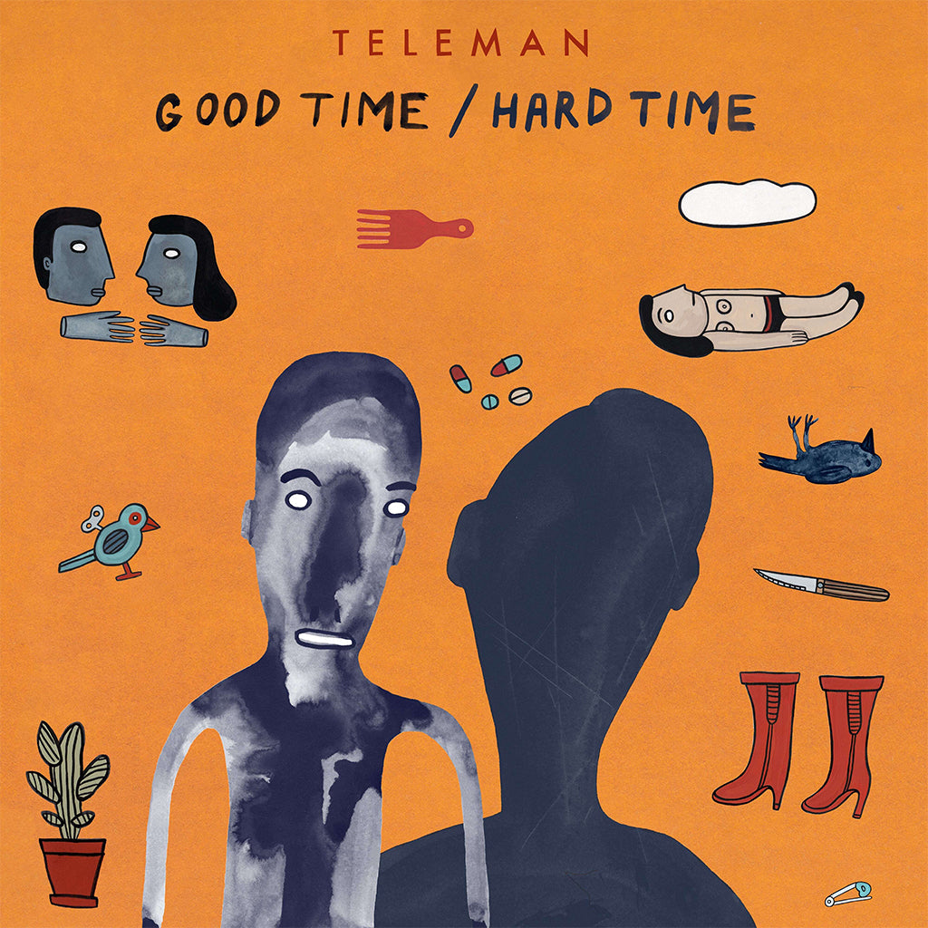TELEMAN - Good Time / Hard Time - LP - Natural / Black Colour in Colour Vinyl