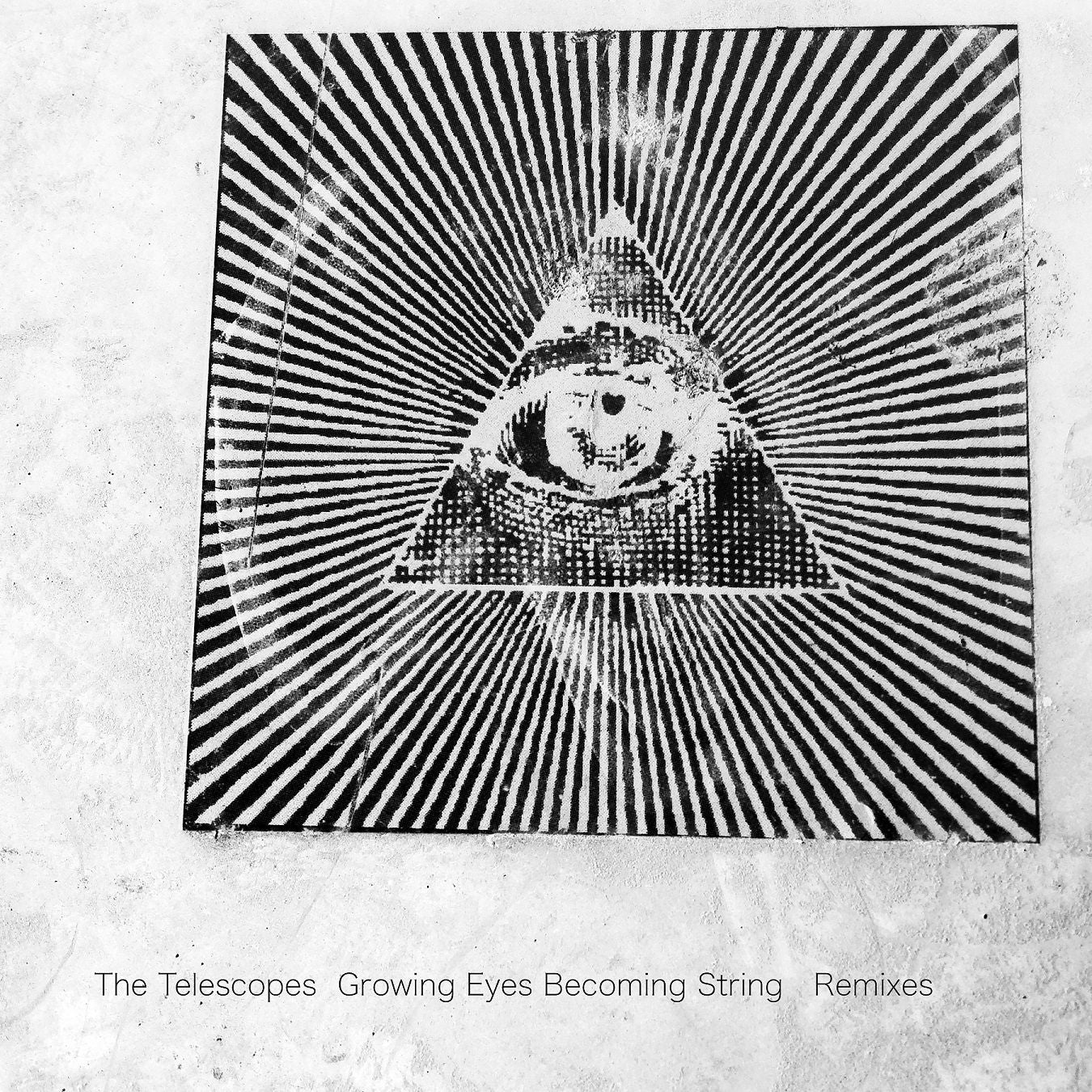THE TELESCOPES - Growing Eyes Becoming String (Remix 7") - 7" White Vinyl  [RSD 2024]