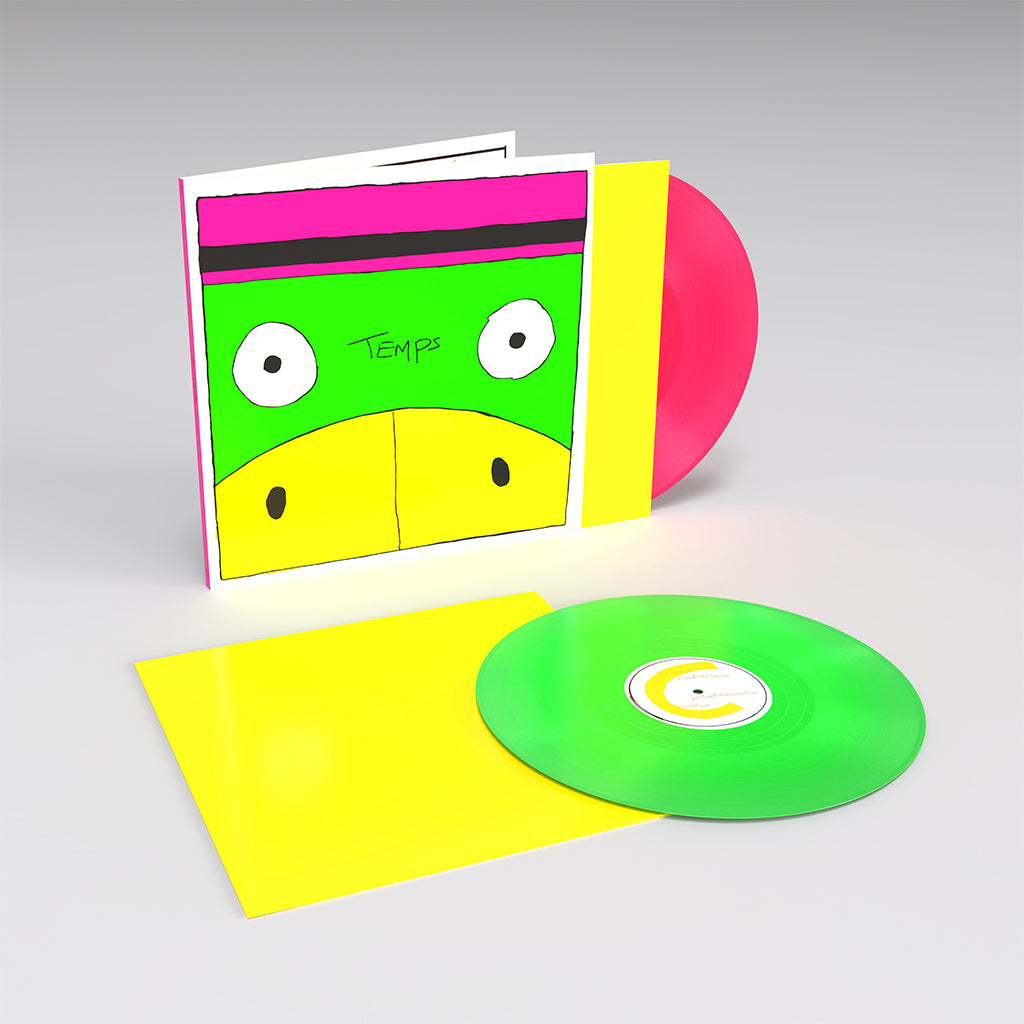 TEMPS - Party Gator Purgatory - 2LP - Gatefold Neon Pink / Neon Green Vinyl
