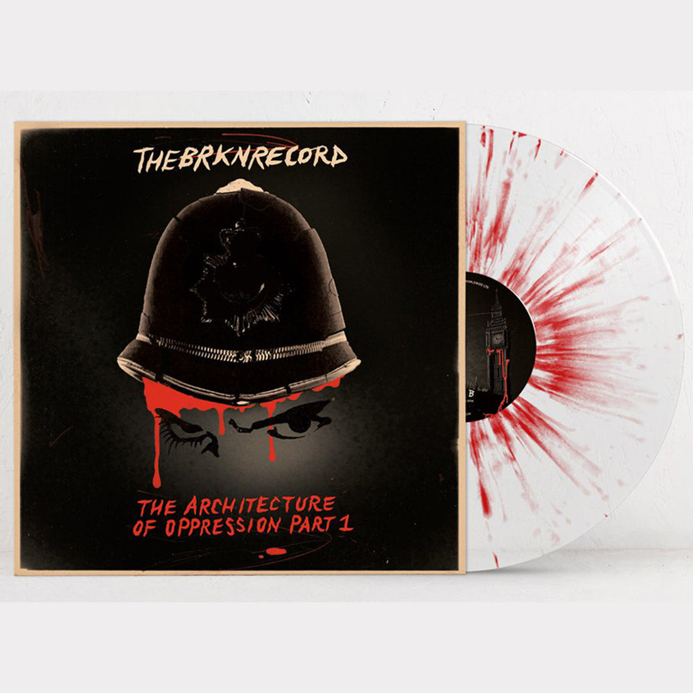 THE BRKN RECORD - The Architecture Of Oppression Part 1 - LP - Clear w/ Red Splatter Vinyl