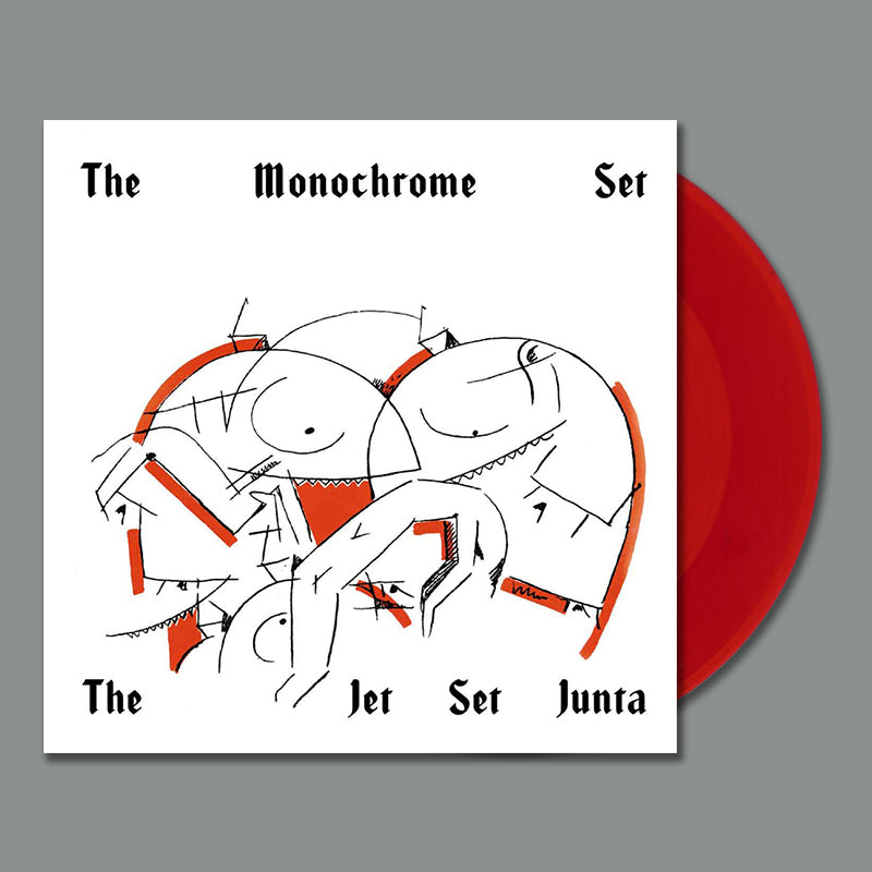 THE MONOCHROME SET - The Jet Set Junta (2022 Reissue) - 7" w/ Poster & Postcard - Red Vinyl