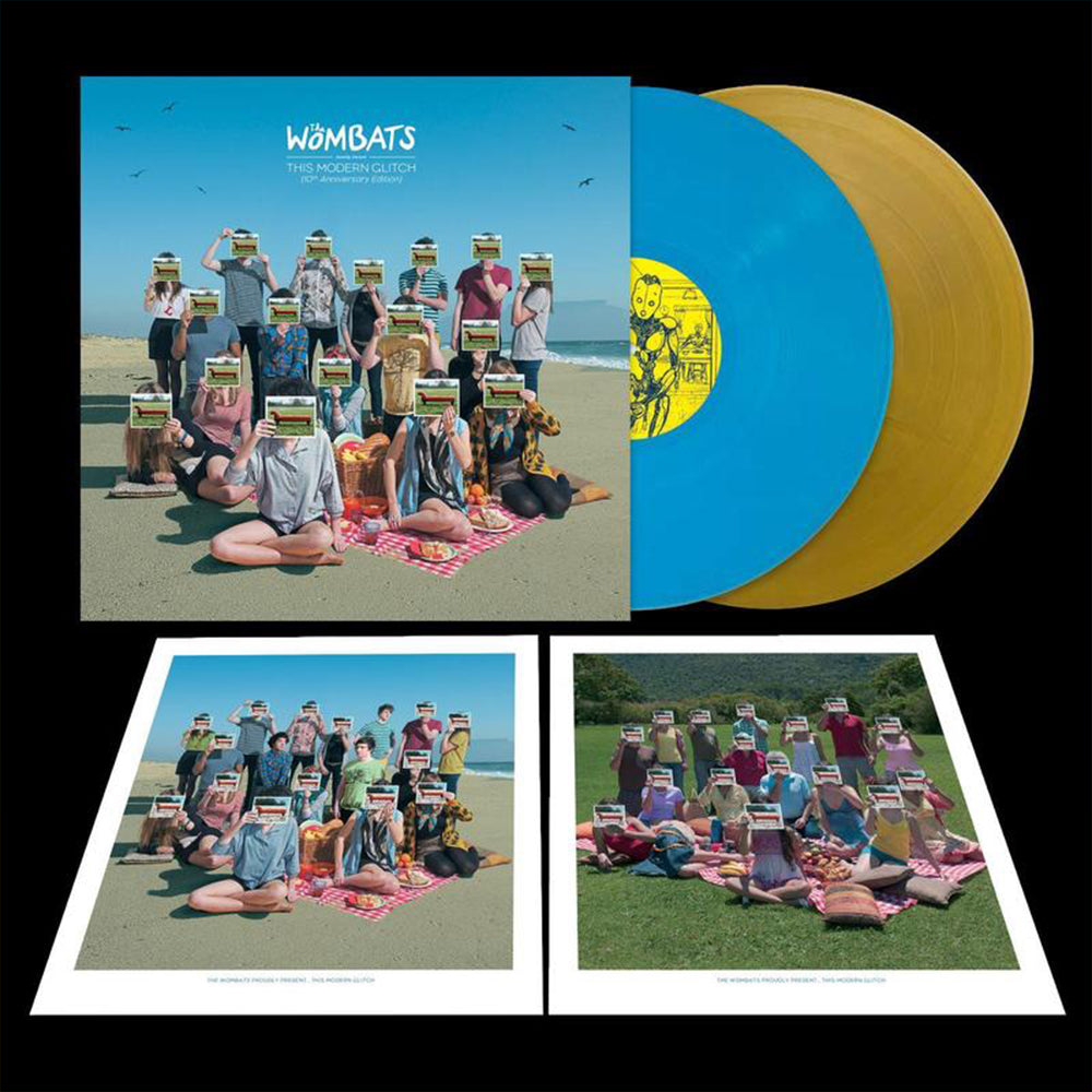 THE WOMBATS - The Wombats Proudly Present... This Modern Glitch (10th Anniv. Expanded Ed.) - 2LP - Sky Blue / Gold Vinyl