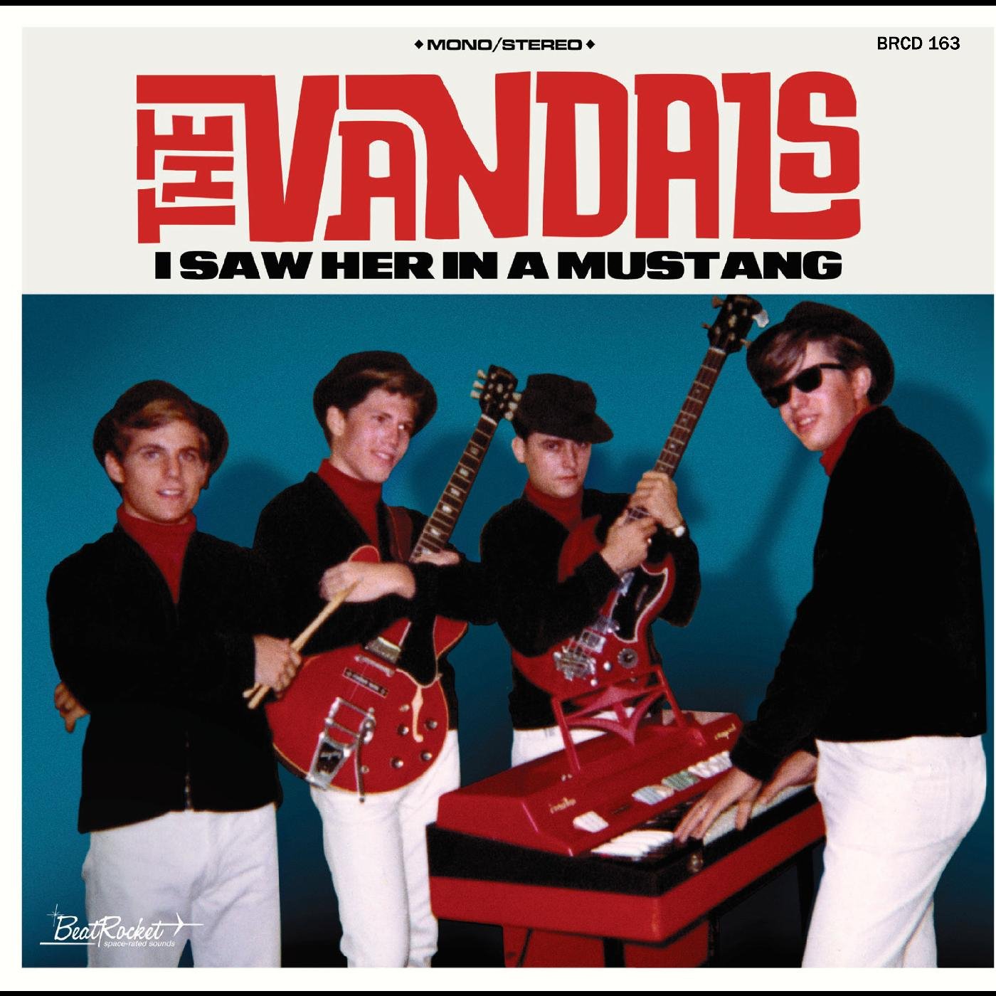 THE VANDALS - I Saw Her In A Mustang - LP - Ford Blue Vinyl