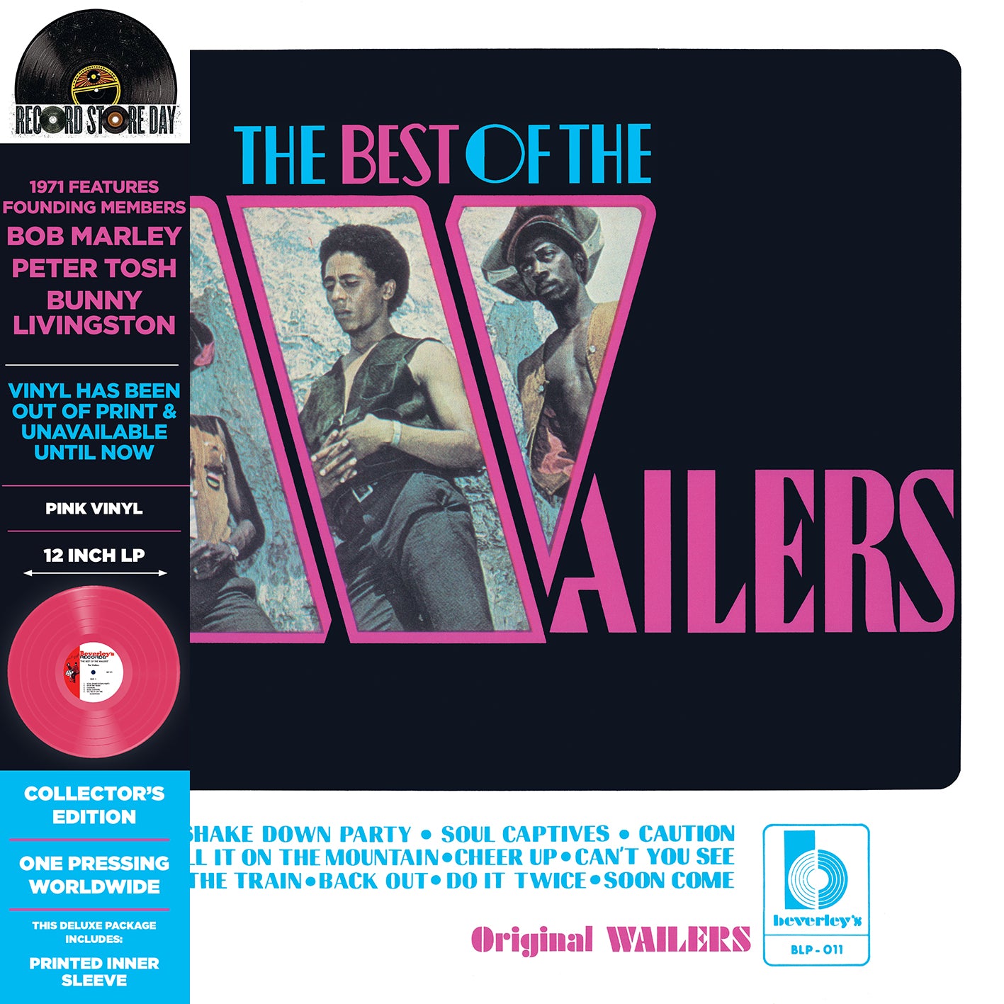 THE WAILERS - The Best Of The Wailers - 12" Pink Vinyl  [RSD 2024]