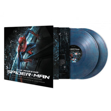 JAMES HORNER - The Amazing Spider-Man (OST) - 2LP + Poster - 180g Translucent Blue/Red Marbled Vinyl