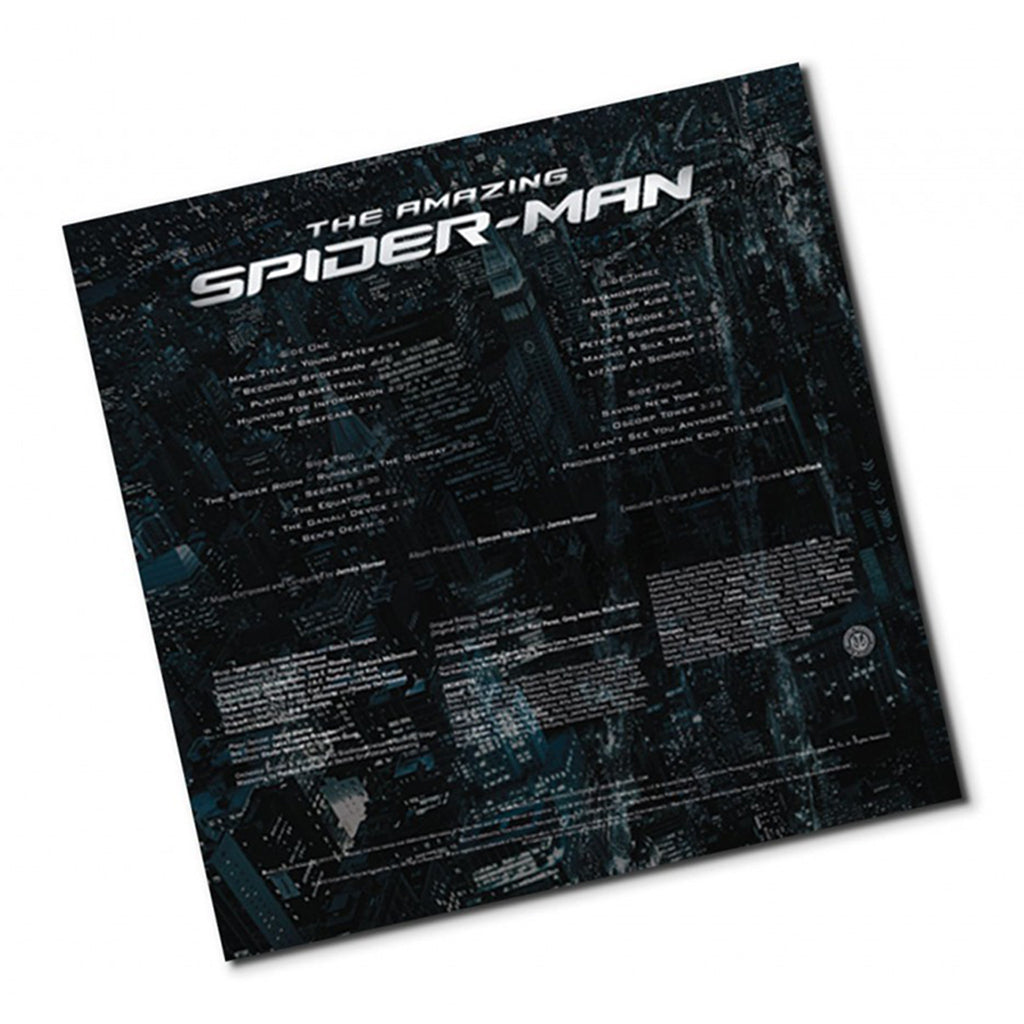 JAMES HORNER - The Amazing Spider-Man (OST) - 2LP + Poster - 180g Translucent Blue/Red Marbled Vinyl