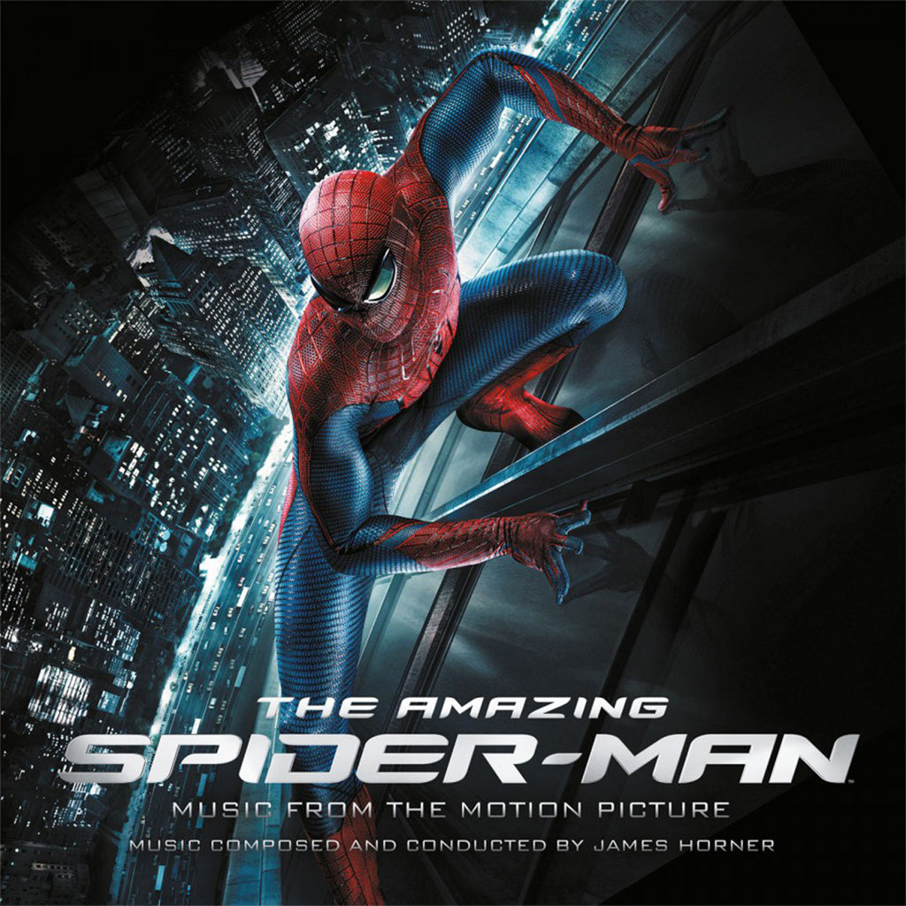 JAMES HORNER - The Amazing Spider-Man (OST) - 2LP + Poster - 180g Translucent Blue/Red Marbled Vinyl