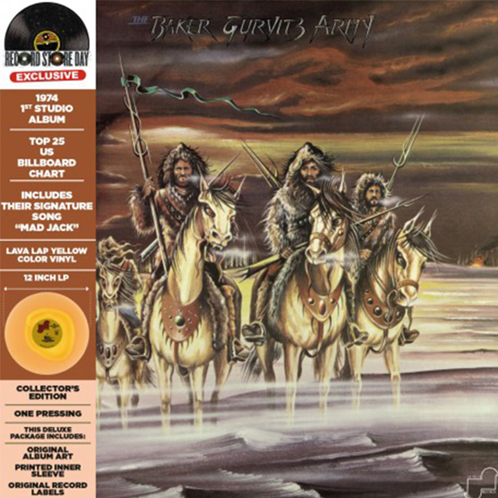 THE BAKER GURVITZ ARMY - The Baker Gurvitz Army - LP - Deluxe Gatefold Orange Vinyl [RSD23]