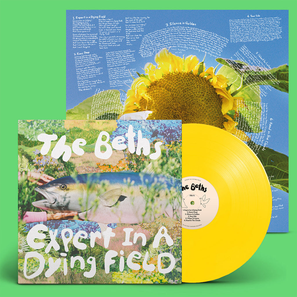 THE BETHS - Expert In A Dying Field - LP + Poster - Canary Yellow Vinyl