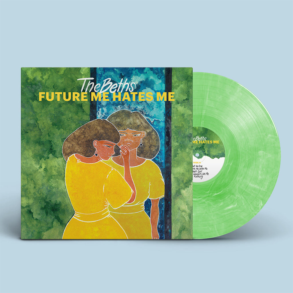 THE BETHS - Future Me Hates Me (2023 Repress) - LP - Green & White Marbled Vinyl