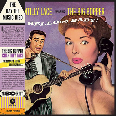 THE BIG BOPPER - Chantilly Lace Starring The Big Bopper (2023 Reissue w/ 8 Bonus Tracks) - LP - 180g Vinyl