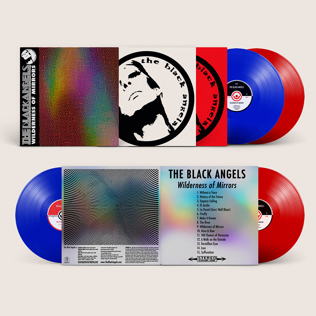 THE BLACK ANGELS - Wilderness of Mirrors - 2LP - Red / Blue Vinyl