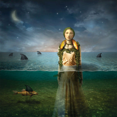THE BLED - Found in the Flood (2022 Reissue) - LP - Blue w/ Green Swirl Vinyl