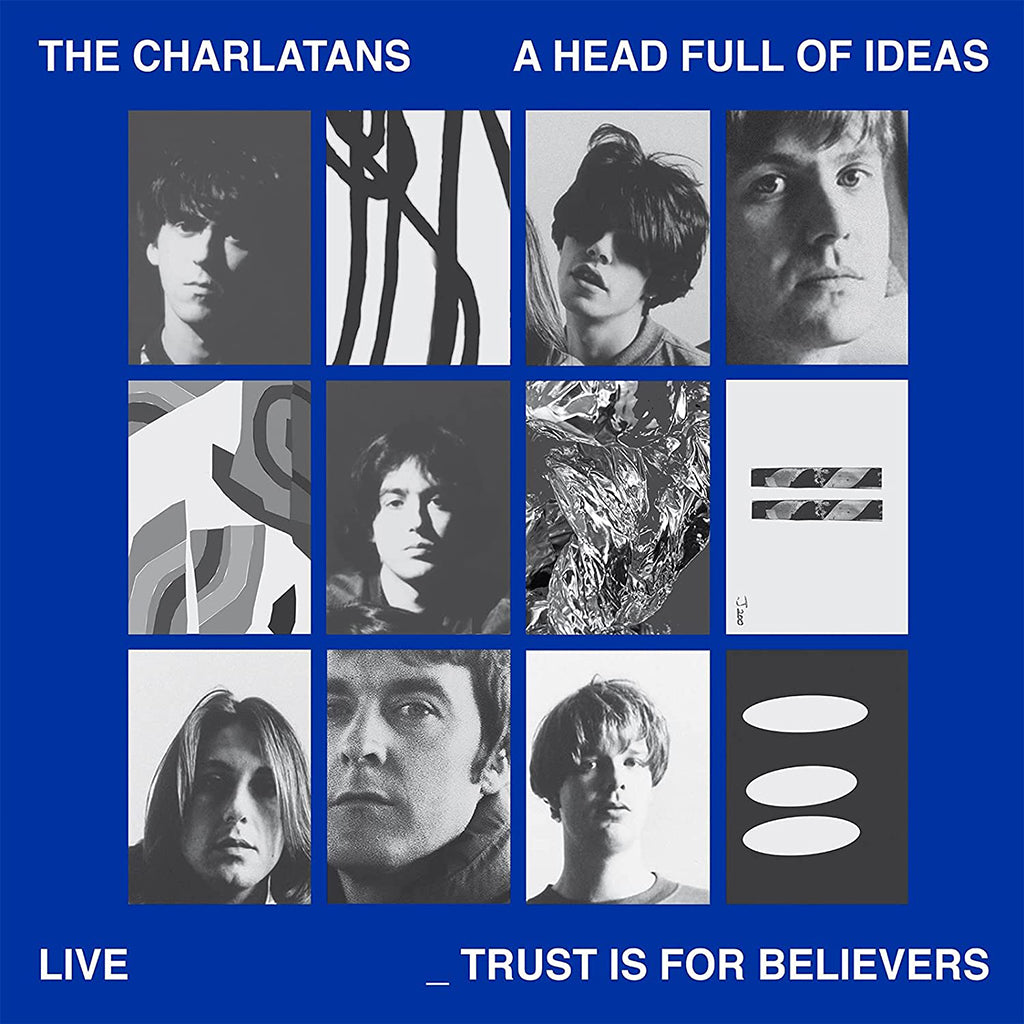 THE CHARLATANS - A Head Full Of Ideas / Trust Is For Believers - Live (Repress) - 3LP - White Vinyl