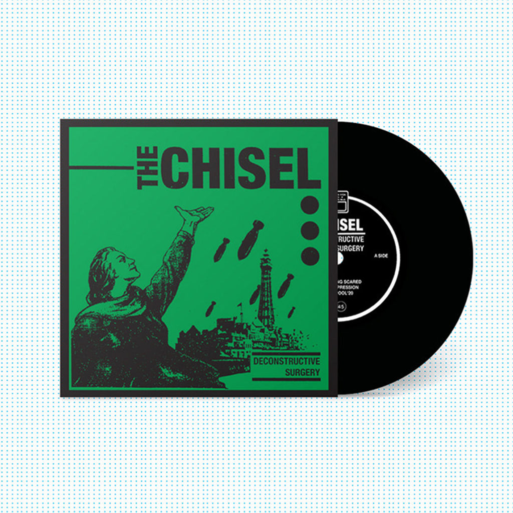 THE CHISEL - Deconstructive Surgery EP (2023 Repress w/ Green Sleeve) - 7" - Black Vinyl