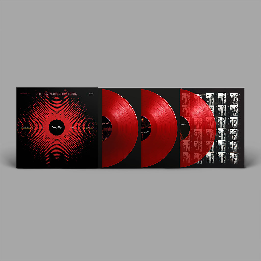 THE CINEMATIC ORCHESTRA - Every Day - 20th Anniversary Edition - 3LP - Gatefold Translucent Red Vinyl
