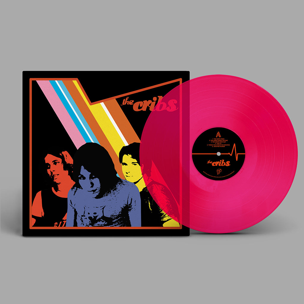 THE CRIBS - The Cribs (2022 Reissue) - LP - Pink Transparent Vinyl