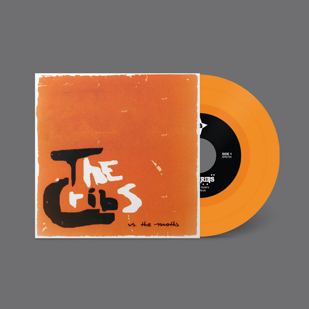THE CRIBS - Vs. The Moths... College Sessions 2001 - 7" - Orange Vinyl